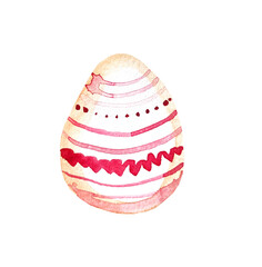 Watercolor ester egg