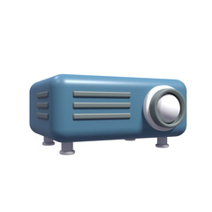 Illustration of a Projector with aesthetic colors suitable for web, apk or additional ornaments for your project