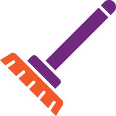 Cleaning brush Vector Icon Design Illustration