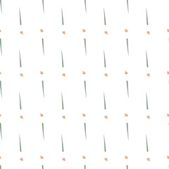 Paintbrush in flat style seamless pattern. School vector print. Hobby concept. Perfect print for giftware or stationery