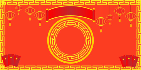 chinese new year background,cartoon illustration