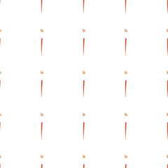 Paintbrush in flat style seamless pattern. School vector print. Hobby concept. Perfect print for giftware or stationery