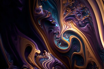 Marble Swirls and Agate Ripples illustration.