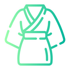 kimono gradient icon
