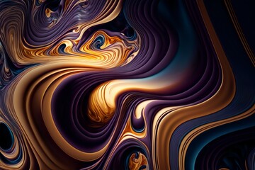 Marble Swirls and Agate Ripples illustration.