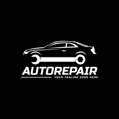 Obraz premium Auto repair logo sign template design vector