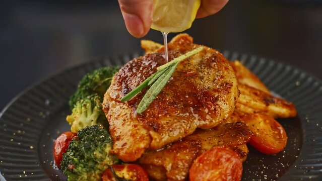 Delicious fried chicken chops video