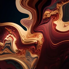 Marble Swirls and Agate Ripples illustration.