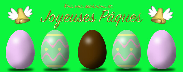 Bannière Joyeuses Pâques
