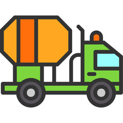 Cement Truck Icon