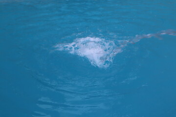 Swimming pool water surface on background and sunshine texture wallpaper