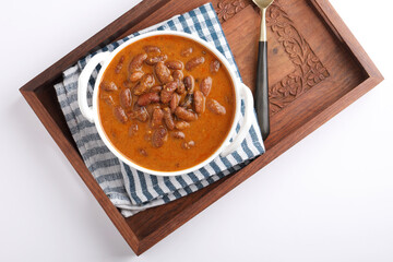 kidney bean curry , rajma , rajmah roti, typical north indian main course