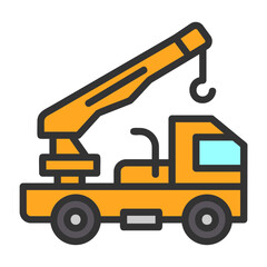 Naklejka premium Crane Icon