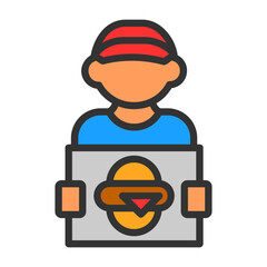 Delivery Man Icon