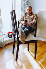 concept of early aging and depression in middle age men