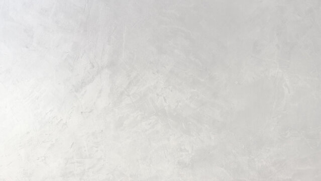 White Abstract Stucco Texture Banner. Premium Light Gray Background with copy-space.