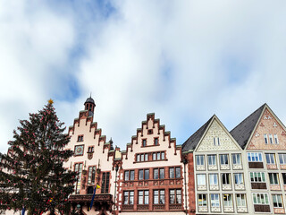 Fototapeta na wymiar Antique building view in Frankfurt, Germany.