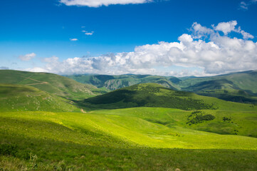 Fototapeta premium View of Caucasus mountains