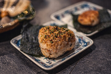 Japanese Grilled Onigiri