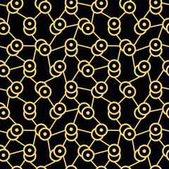 Monochrome texture for prints, textile Abstract circular  wrapping, greeting card, banners