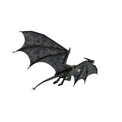 dragon 3d render flaying