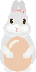 cute Easter bunny