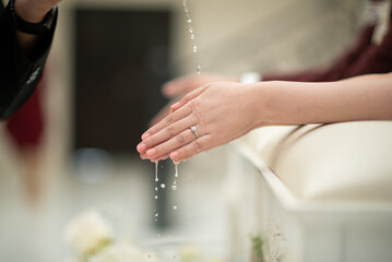 Water Pouring, Thai Traditional Ceremony, Engagement