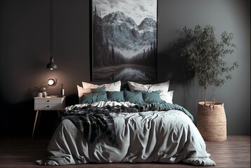 interior of a cozy bedroom