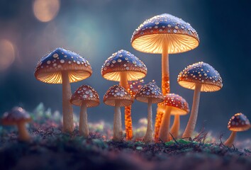 macra cute mushroom