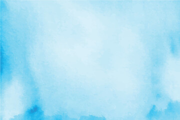 Pastel blue watercolor background texture design, Blue digital paper