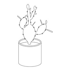 cactus houseplant icon