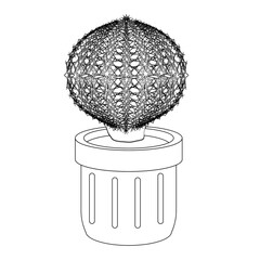 cactus houseplant icon