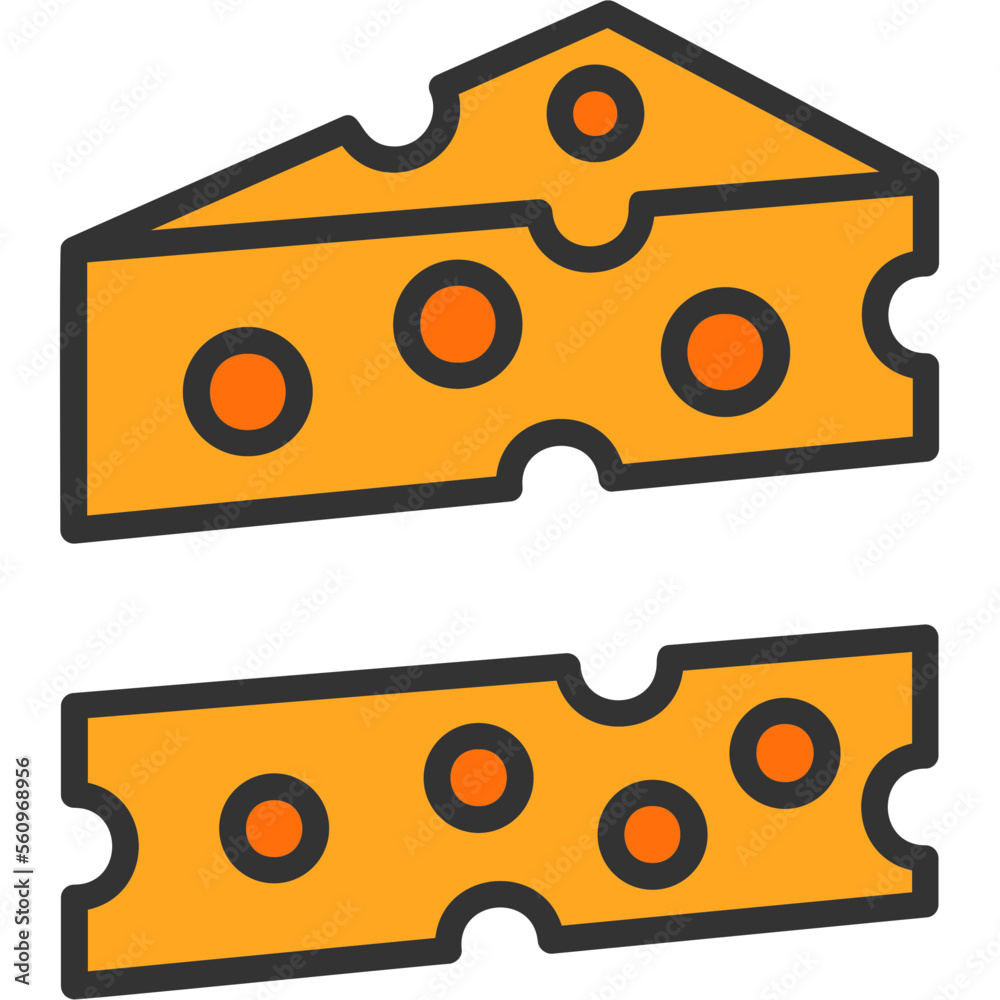 Poster cheese icon