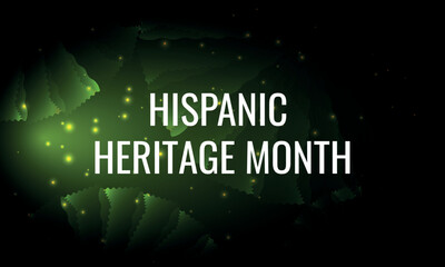 Obraz premium Hispanic heritage month. Design suitable for greeting card poster and banner