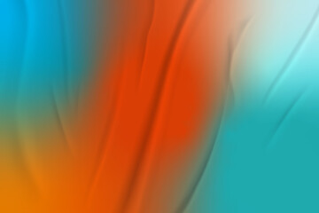 Realistic Badly Glued Crumpled Paper Gradient Color Vector Background