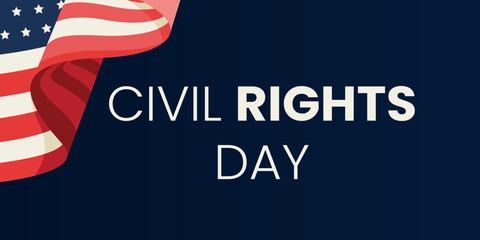 Civil rights day - united states arizona, hand lettering inscription text to winter USA holiday, calligraphy vector illustration