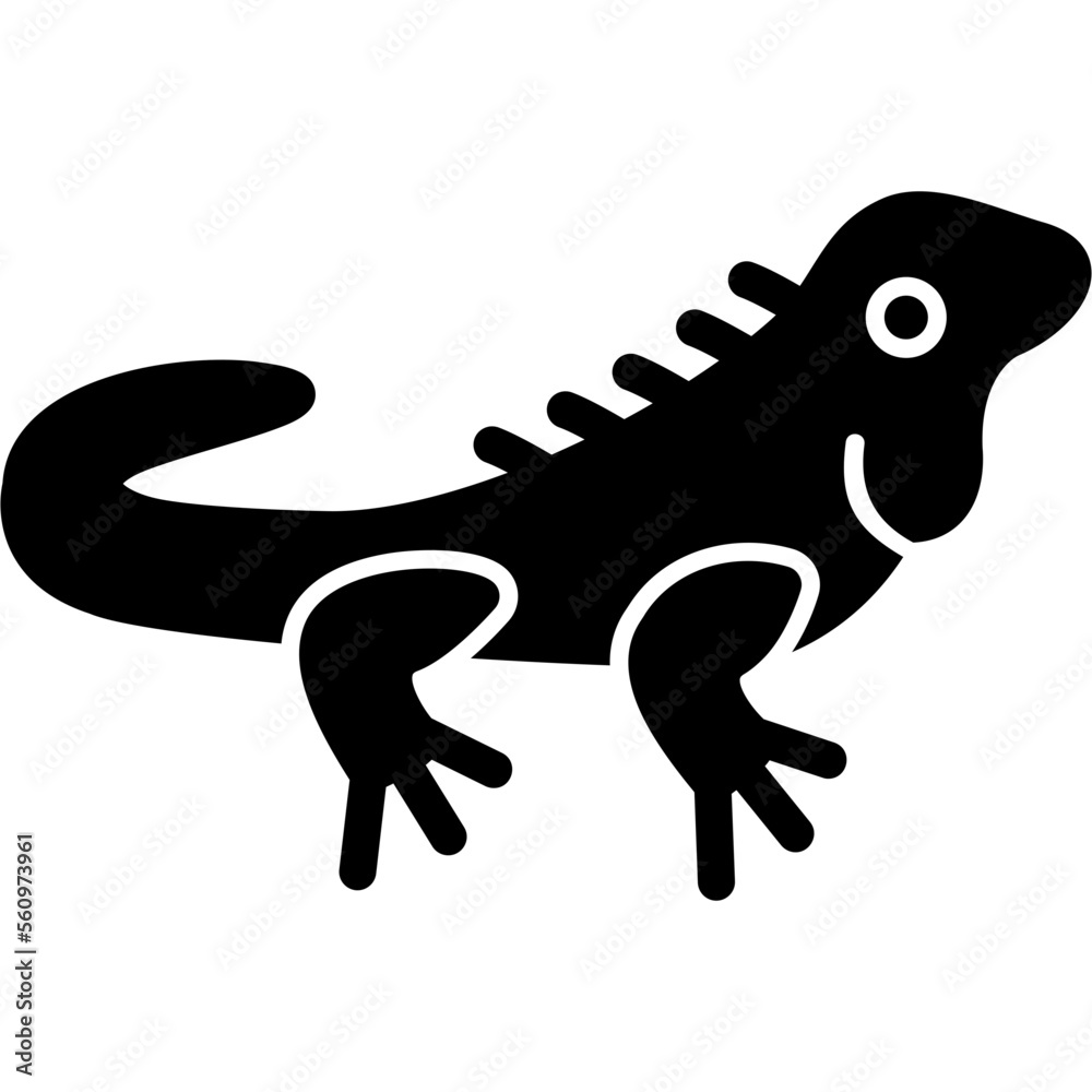 Poster Iguana Icon