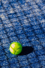 tennis ball on the court
