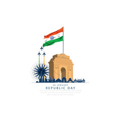 26 January- Happy Republic Day of India celebration.