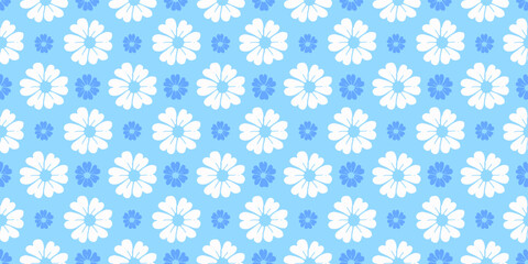 Abstract seamless floral pattern for textile and wallpapers