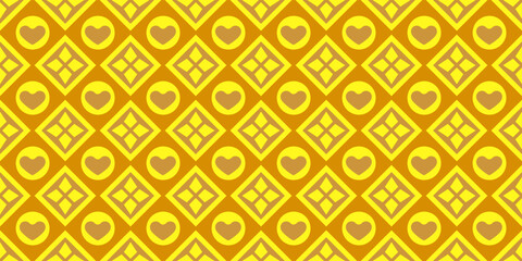Seamless pattern ethnic geometric square. Vector illustration. Good quality. Good design