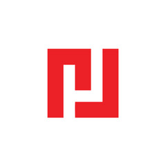 Fototapeta premium Initial letter rj or jr logo design template elements - Vector