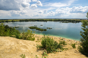 View of Bornitskiy sandpit