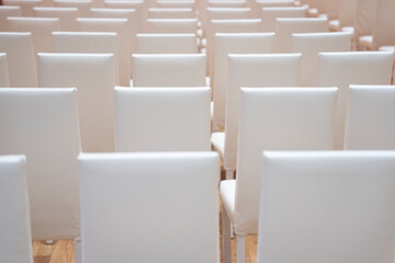 Symmetrical Chairs in the Education Room, Uskudar Istanbul, Turkey