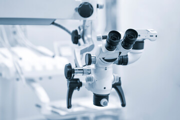 Bright and Ultra Modern High Tech dentistry Laboratory Full of Advanced Technological Wonders, medical operation