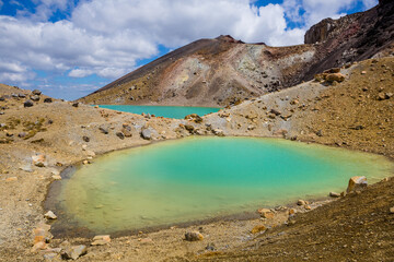 Emerald Lakes, Tongariro National Park, New Zealand