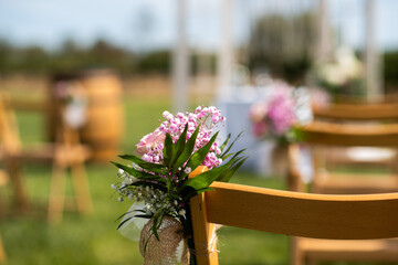 Decoración floral de bodas,
