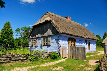 Fototapeta na wymiar Museum of the Mazovian Countryside in Sierpc, open-air museum, Masovian Voivodeship, Poland
