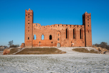 Radzyn Castle ruins, Kuyavian-Pomeranian Voivodeship, Poland.
