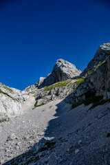 Hiking to Škednjovec peak in Bohinj	